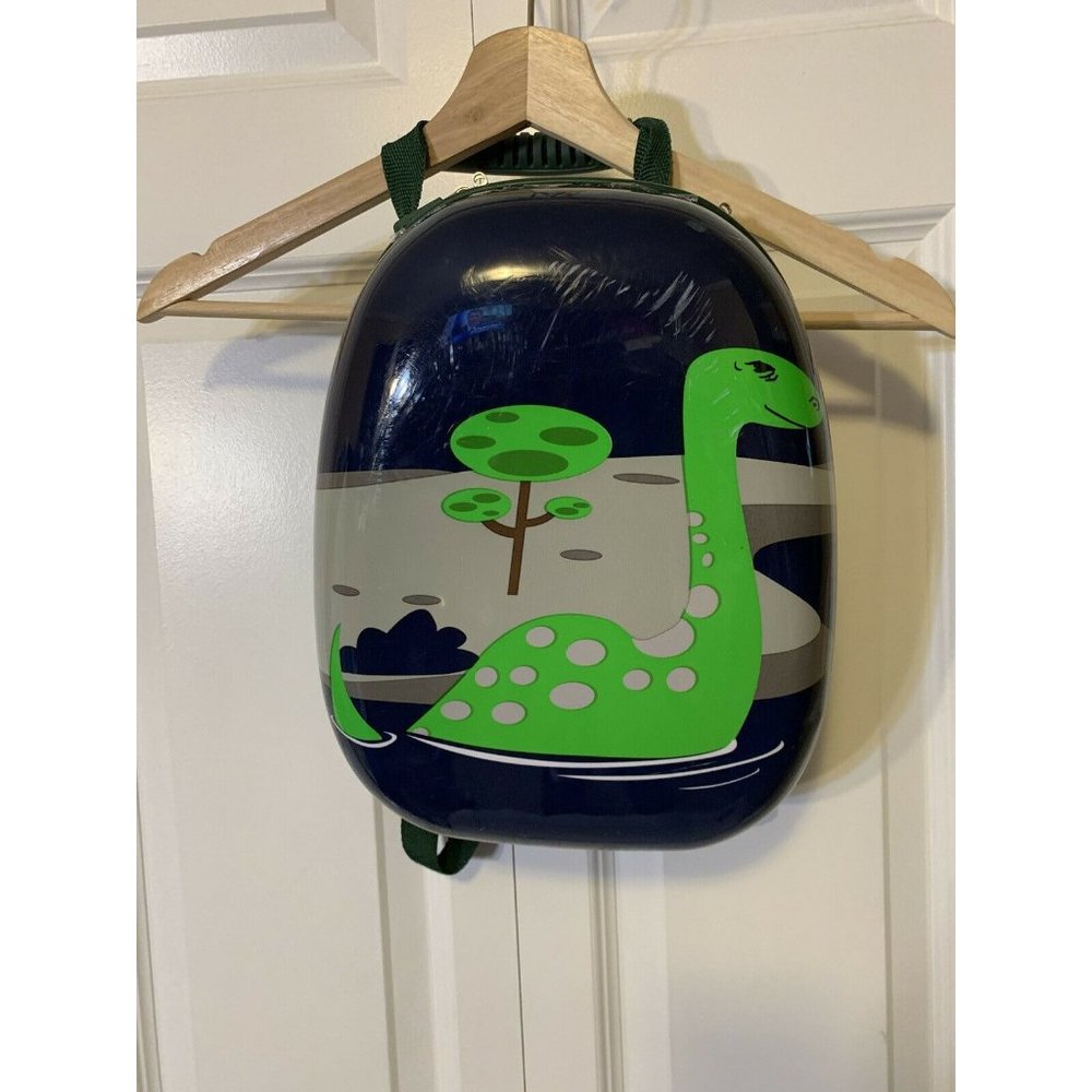 Blue Dino Small Backpack Shell Green‎